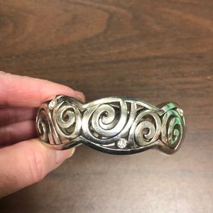 Brighton silver hinged bracelet